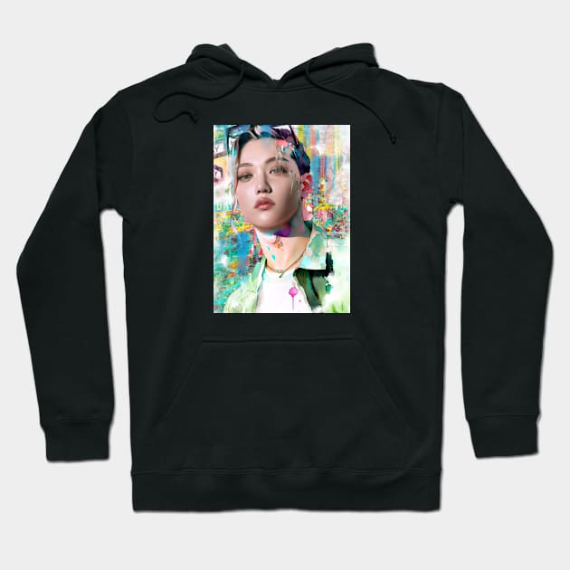 K-Pop Stray Kids Felix Fan Art Hoodie by ArtFulArts